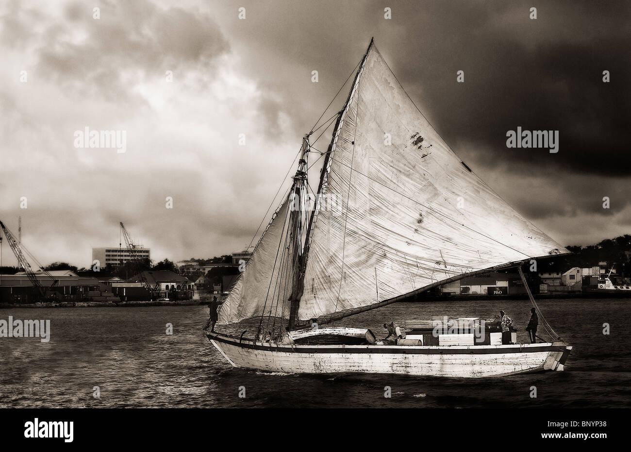 Coupe de voile des Bahamas Banque D'Images