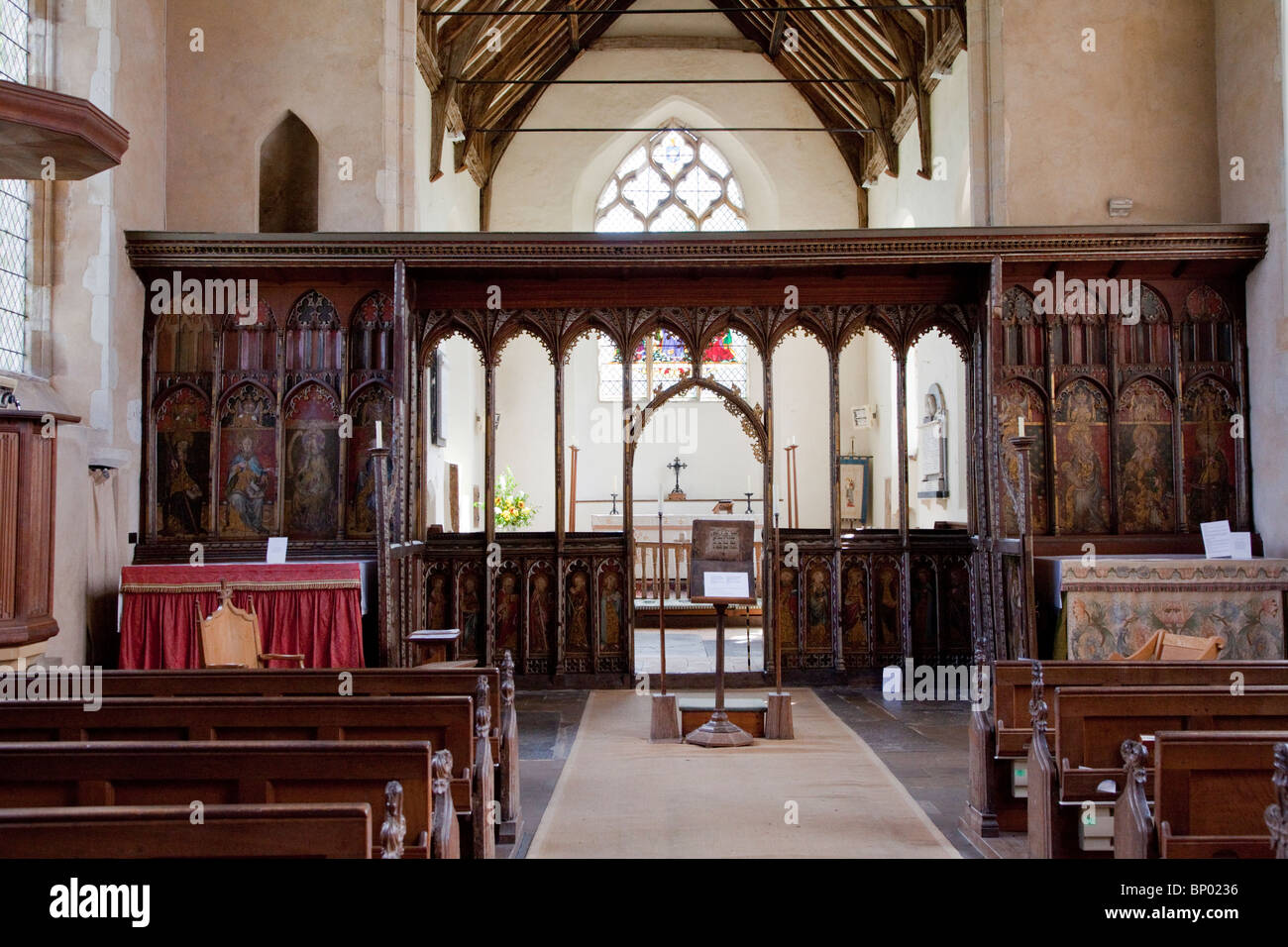 St Helen's Church Ranworth Banque D'Images