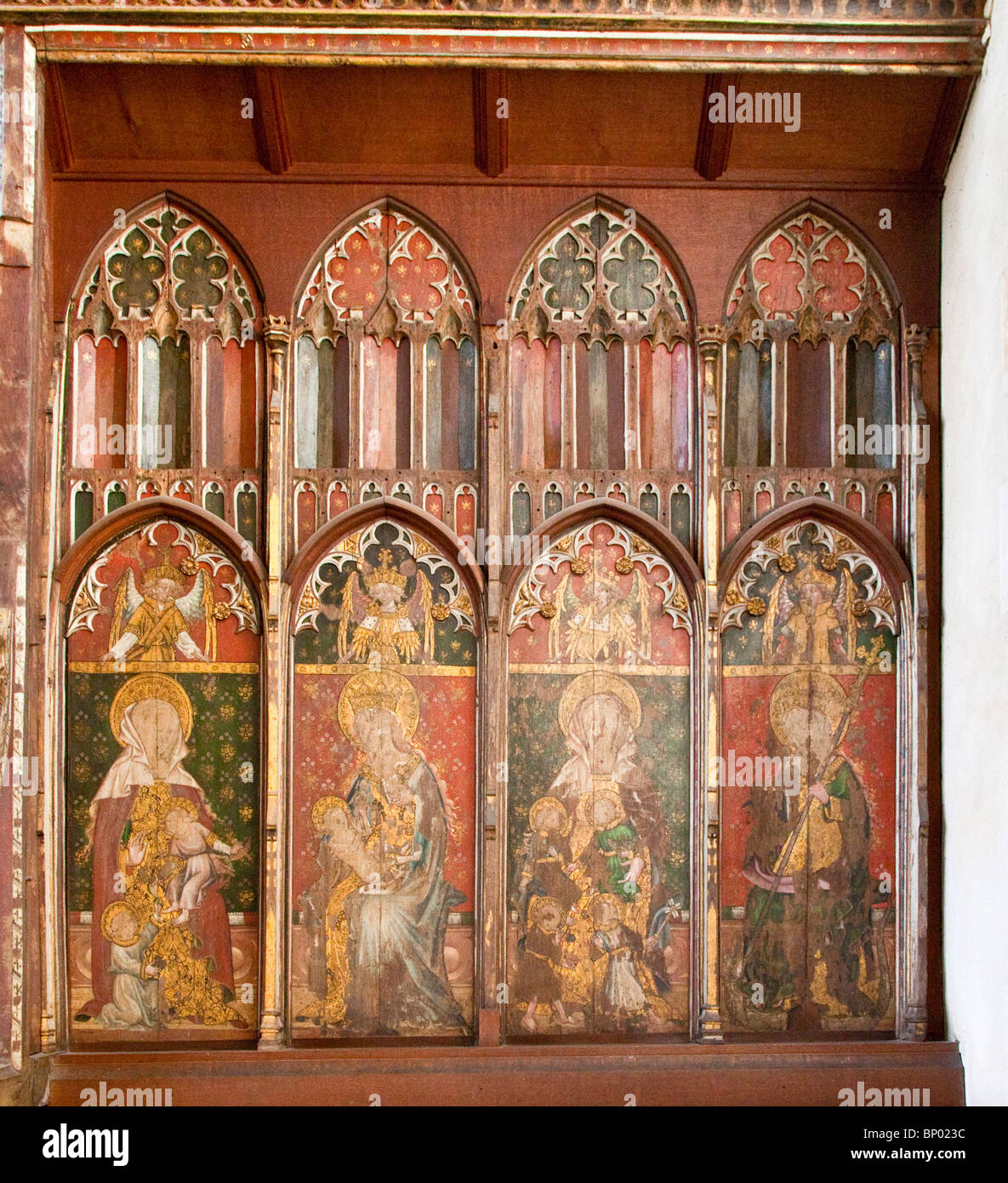 St Helen's Church Ranworth Banque D'Images