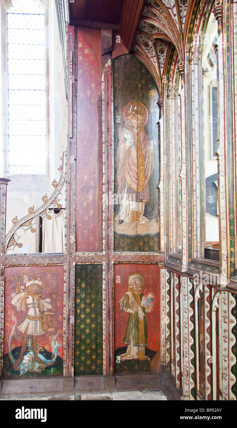 St Helen's Church Ranworth Banque D'Images