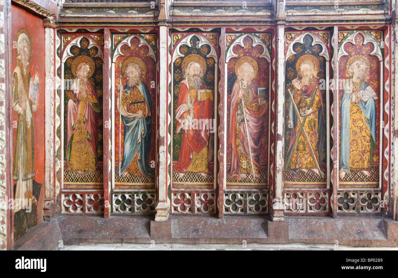 St Helen's Church Ranworth Banque D'Images