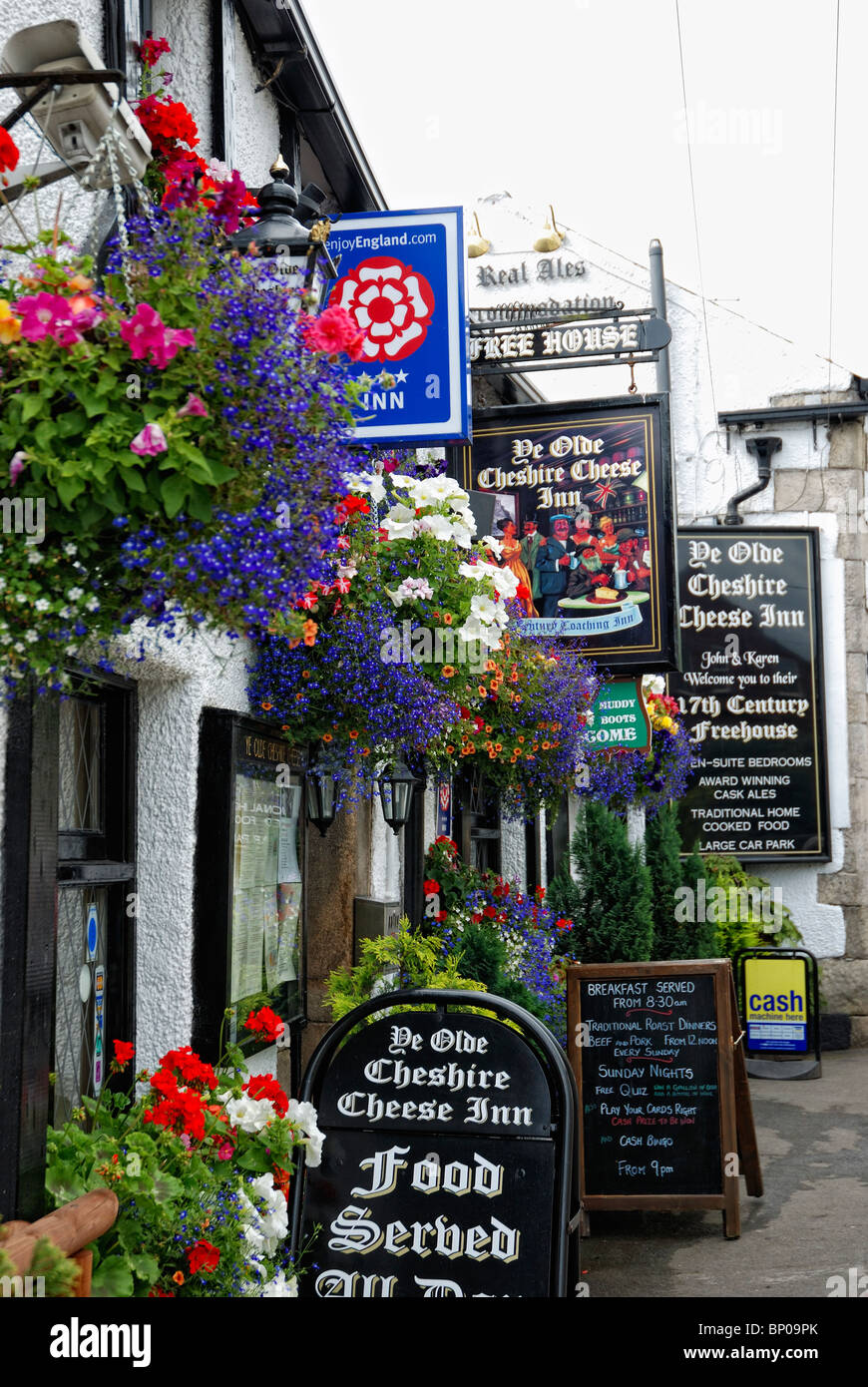 Ye old Cheshire Cheese inn Castleton angleterre Derbyshire UK Banque D'Images