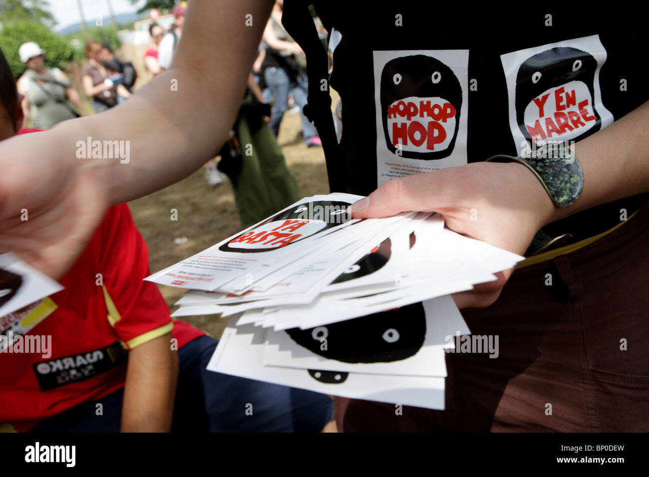 France, Franche-Comté, Belfort, festival de musique Banque D'Images