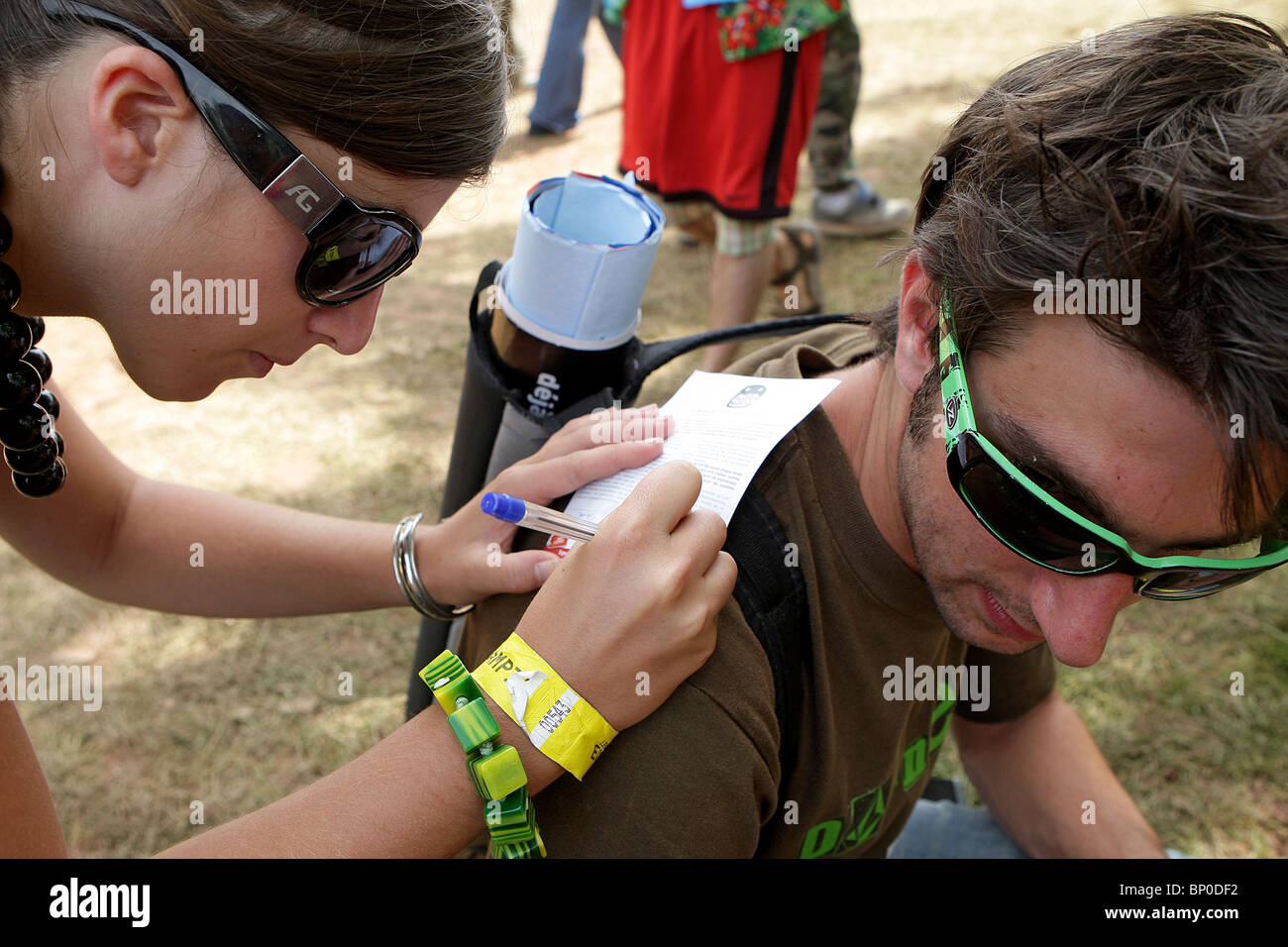 France, Franche-Comté, Belfort, festival de musique Banque D'Images