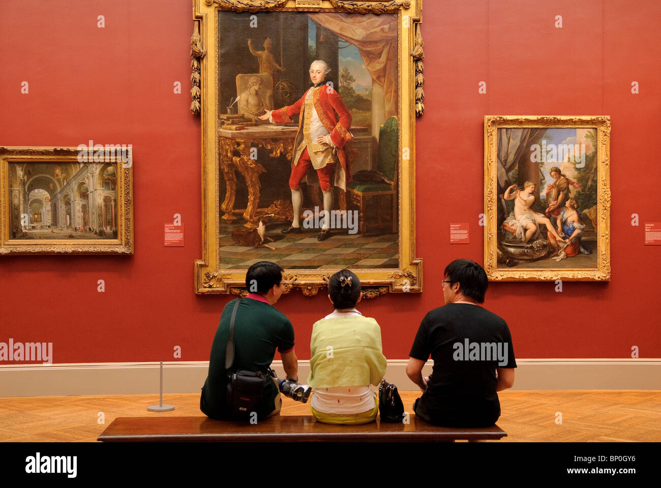 Portrait d'un jeune homme, ca. 1760-65, par Pompeo Girolamo Batoni, Metropolitan Museum of Art, New York City Banque D'Images