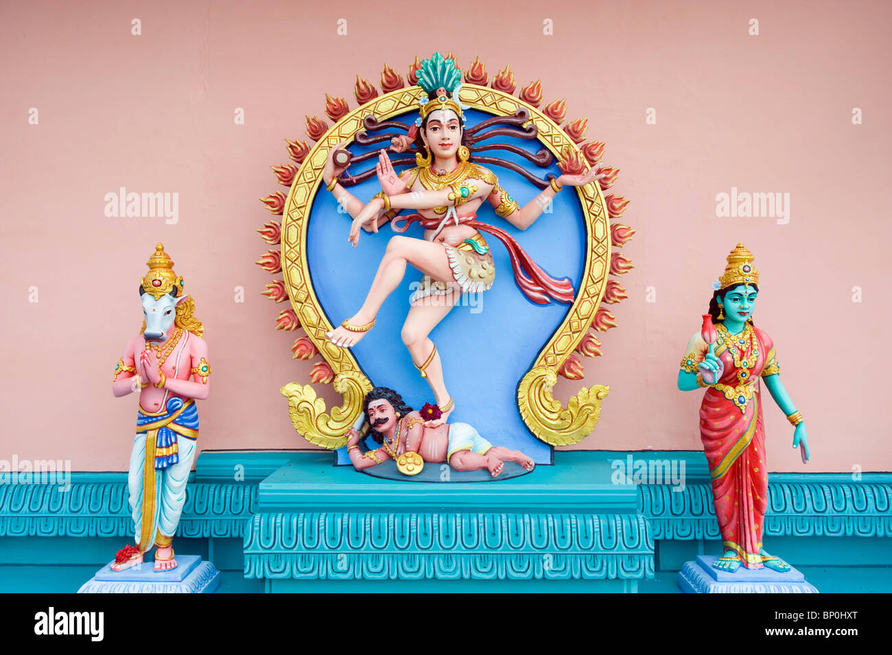 L'Asie du Sud, la Malaisie, Penang, Penang Hill, Indian Hindu Temple Banque D'Images