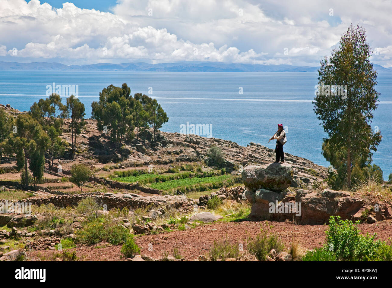 Puno quechua people Banque de photographies et d’images à haute
