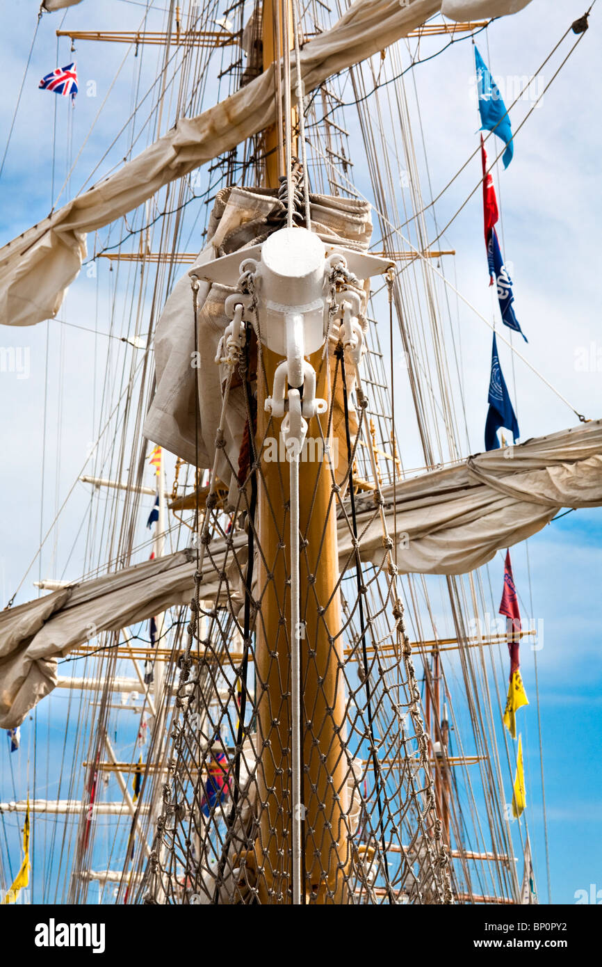 Course des grands voiliers 2010, Hartlepool, Cleveland, North East England, UK Banque D'Images