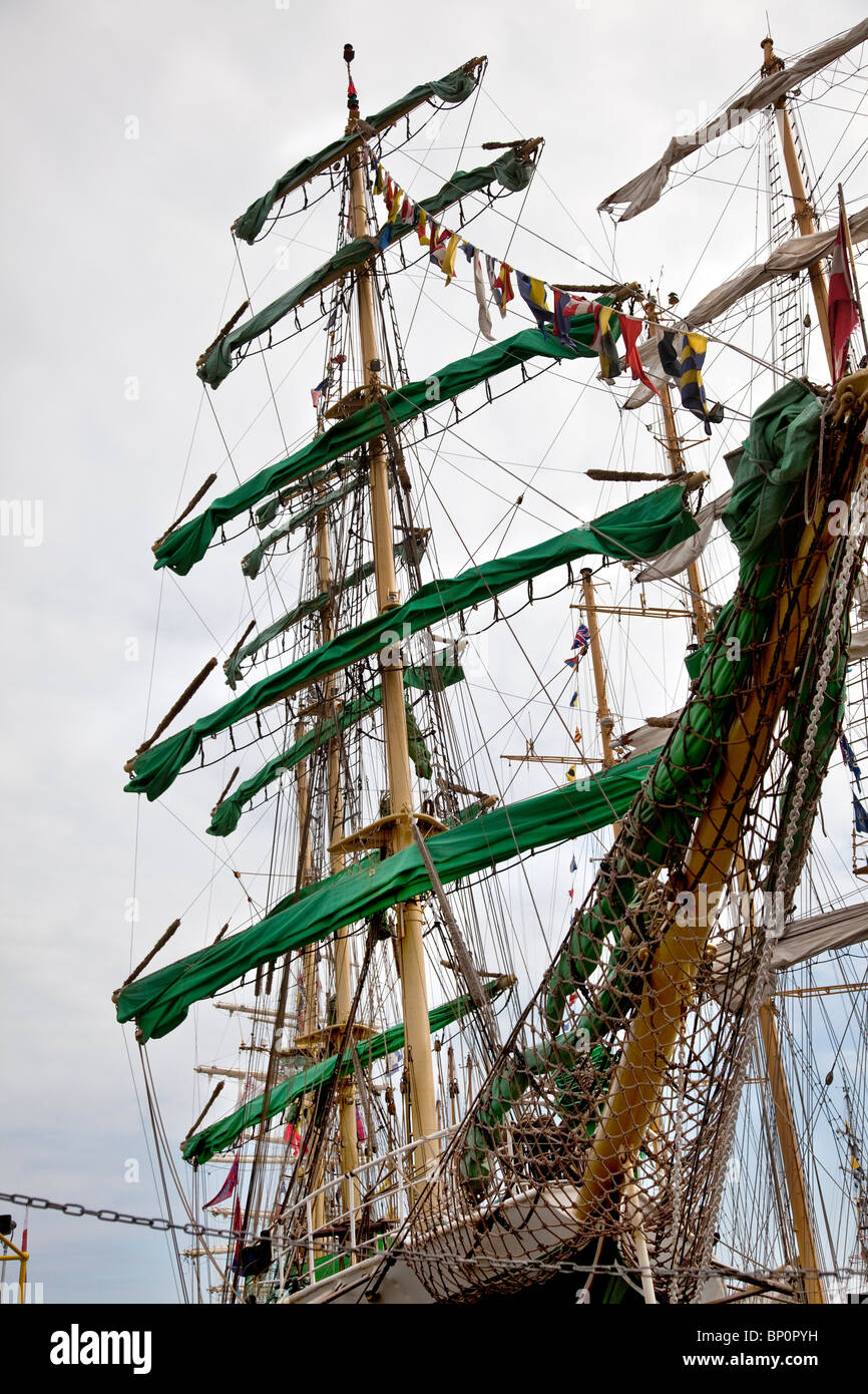 Course des grands voiliers 2010, Hartlepool, Cleveland, North East England, UK Banque D'Images