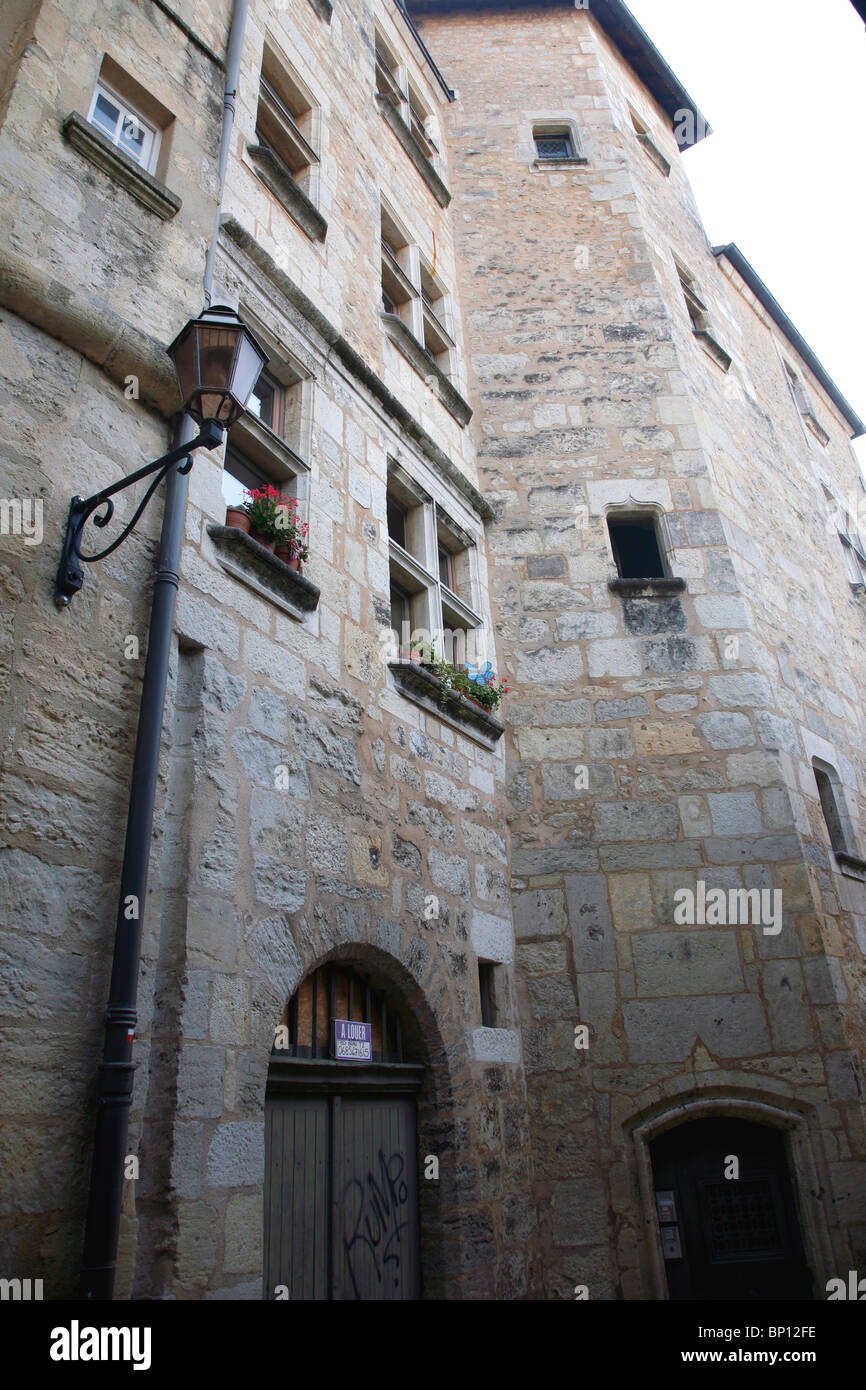 France, Aquitaine, Dordogne (Périgord), Périgueux, rue du Calvaire Banque D'Images
