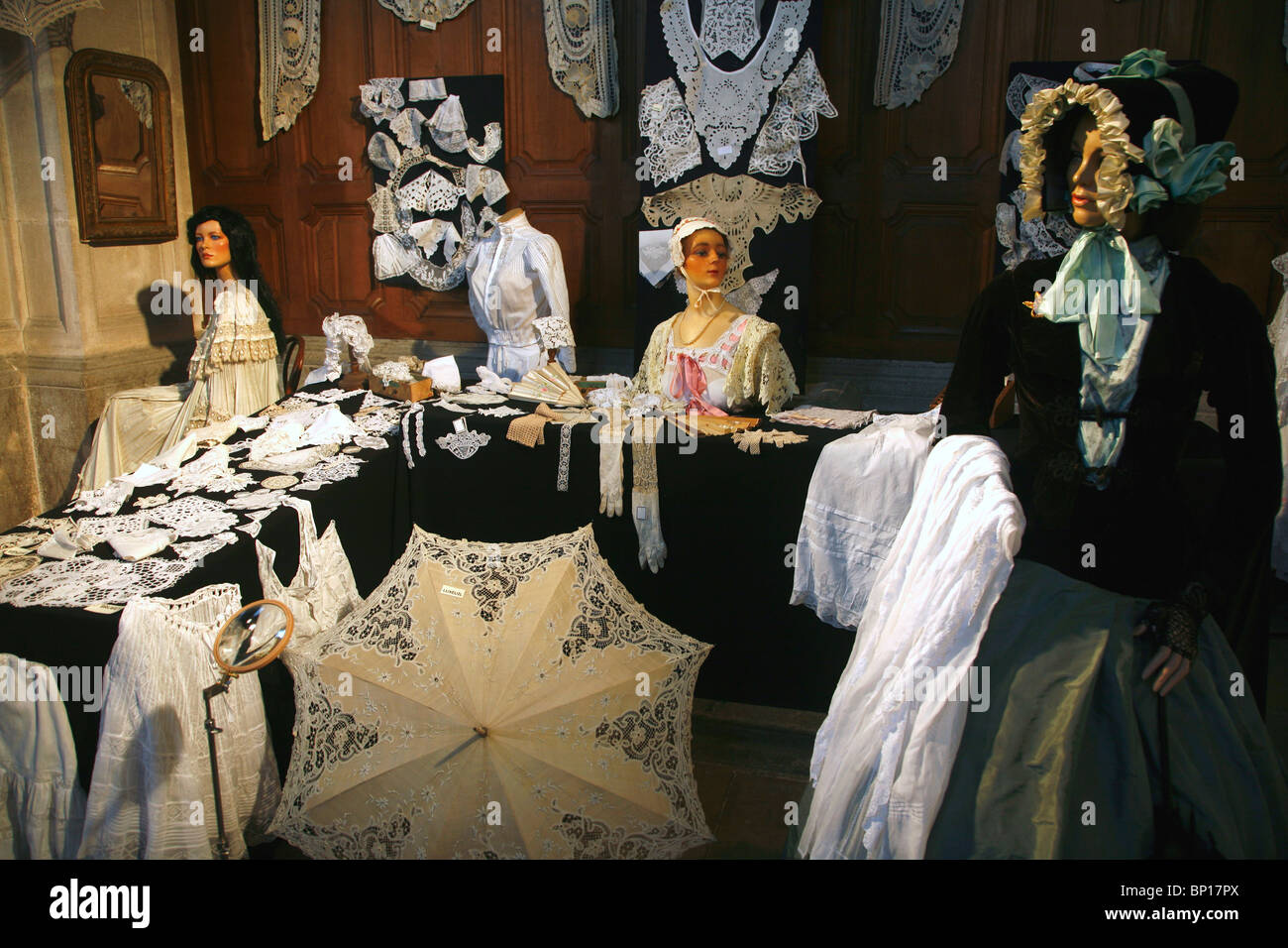 France, Franche-Comté, Doubs (25), la vallée de la Loue, Ornans, Musée du Costume Comtois Banque D'Images