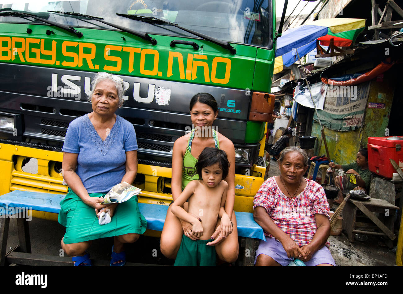 La vie dans la ville de Cebu, aux Philippines. Banque D'Images