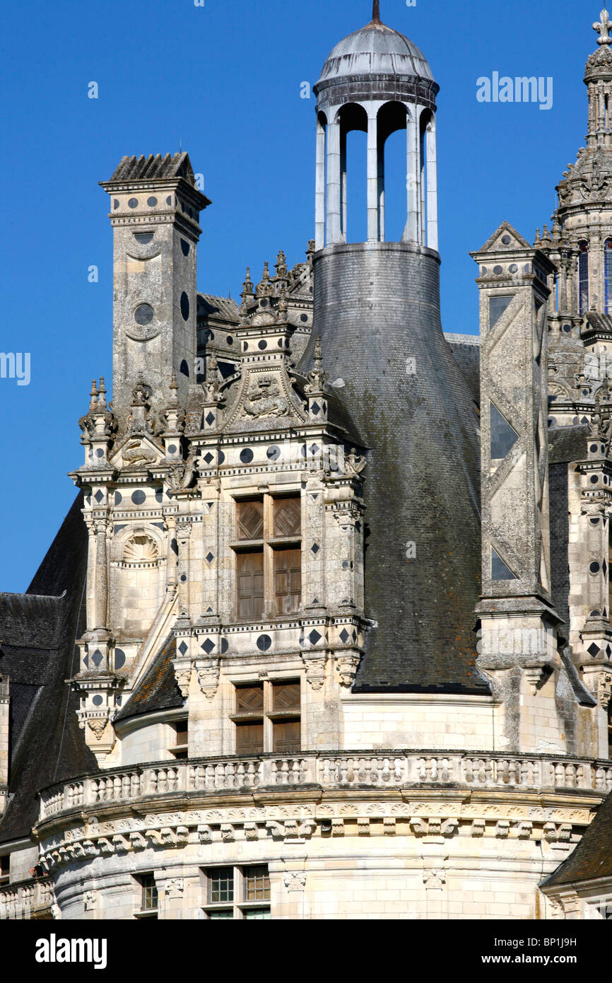 France, Centre Val de Loire, Loir et Cher (41), du château de Chambord Banque D'Images