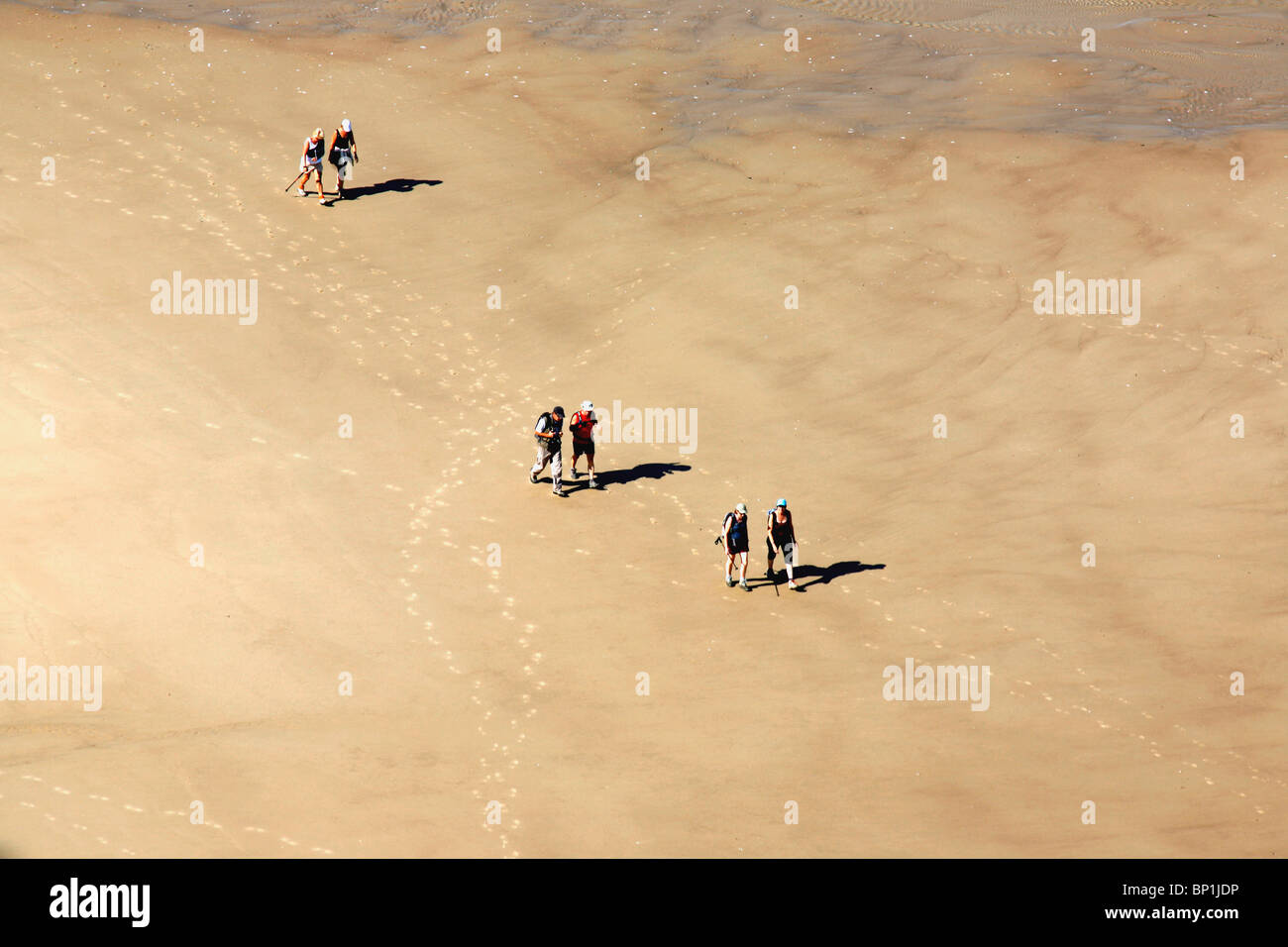 France, Nord Pas de Calais, Pas-de-Calais (62) , Côte d'Opale, Wissant beach , l'affichage du Cap Blanc Nez Banque D'Images