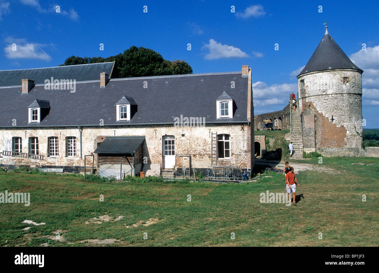 France, Nord Pas de Calais, Pas-de-Calais (62) , Côte d'Opale, Montreuil sur Mer, la citadelle Banque D'Images