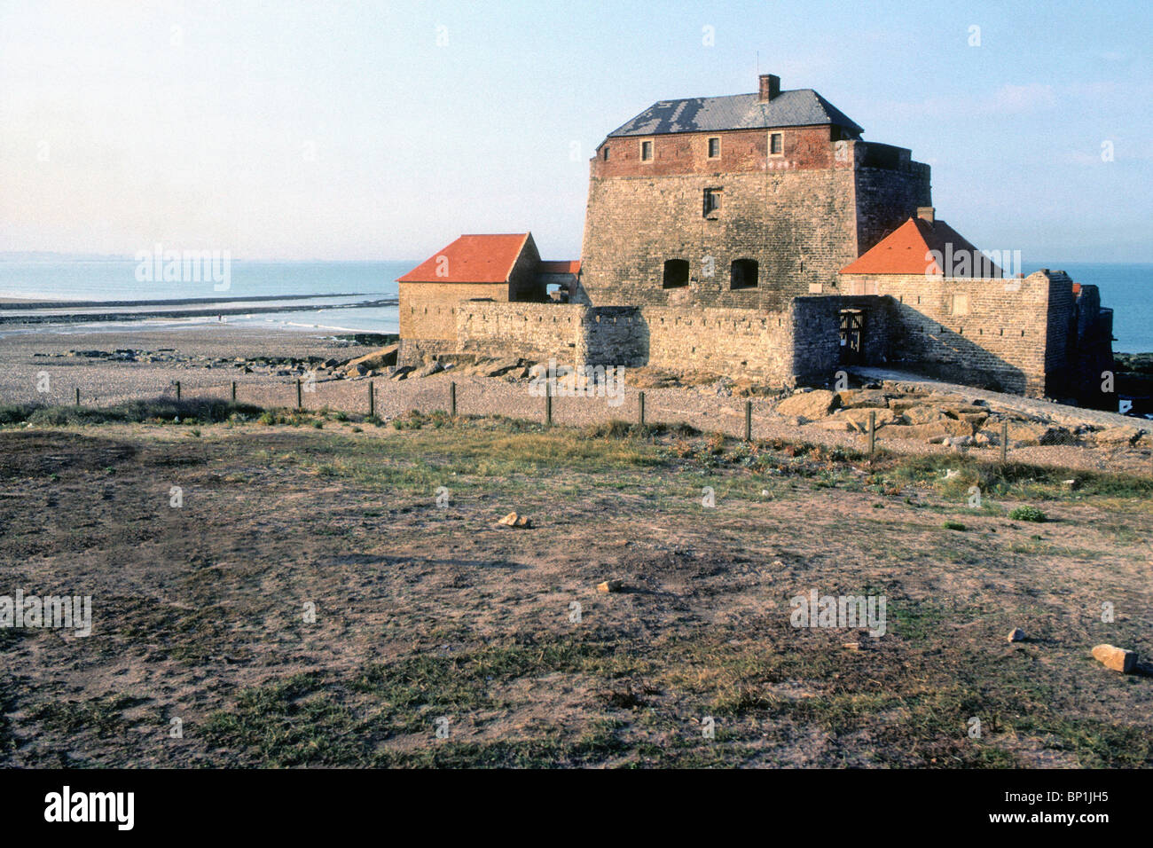 France, Nord Pas de Calais, Pas-de-Calais (62) , Côte d'Opale, Wimereux, Fort Vauban Banque D'Images