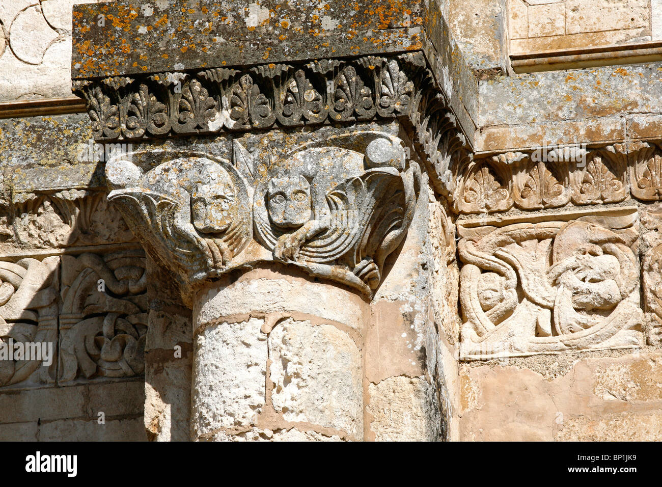 La France, pays de la Loire, Vendée (85), Marais Poitevin, Nieul sur l'Autise l'abbaye de Saint Vincent, Banque D'Images