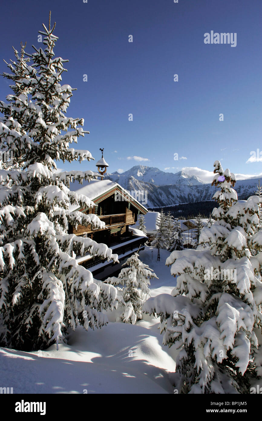France, Alpes, Savoie, Courchevel 1850 Banque D'Images