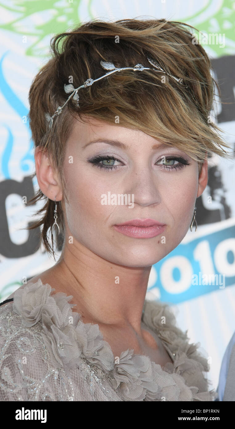 KIMBERLY WYATT TEEN CHOICE 2010 ARRIVANTS LOS ANGELES CALIFORNIA USA 08 Août 2010 Banque D'Images