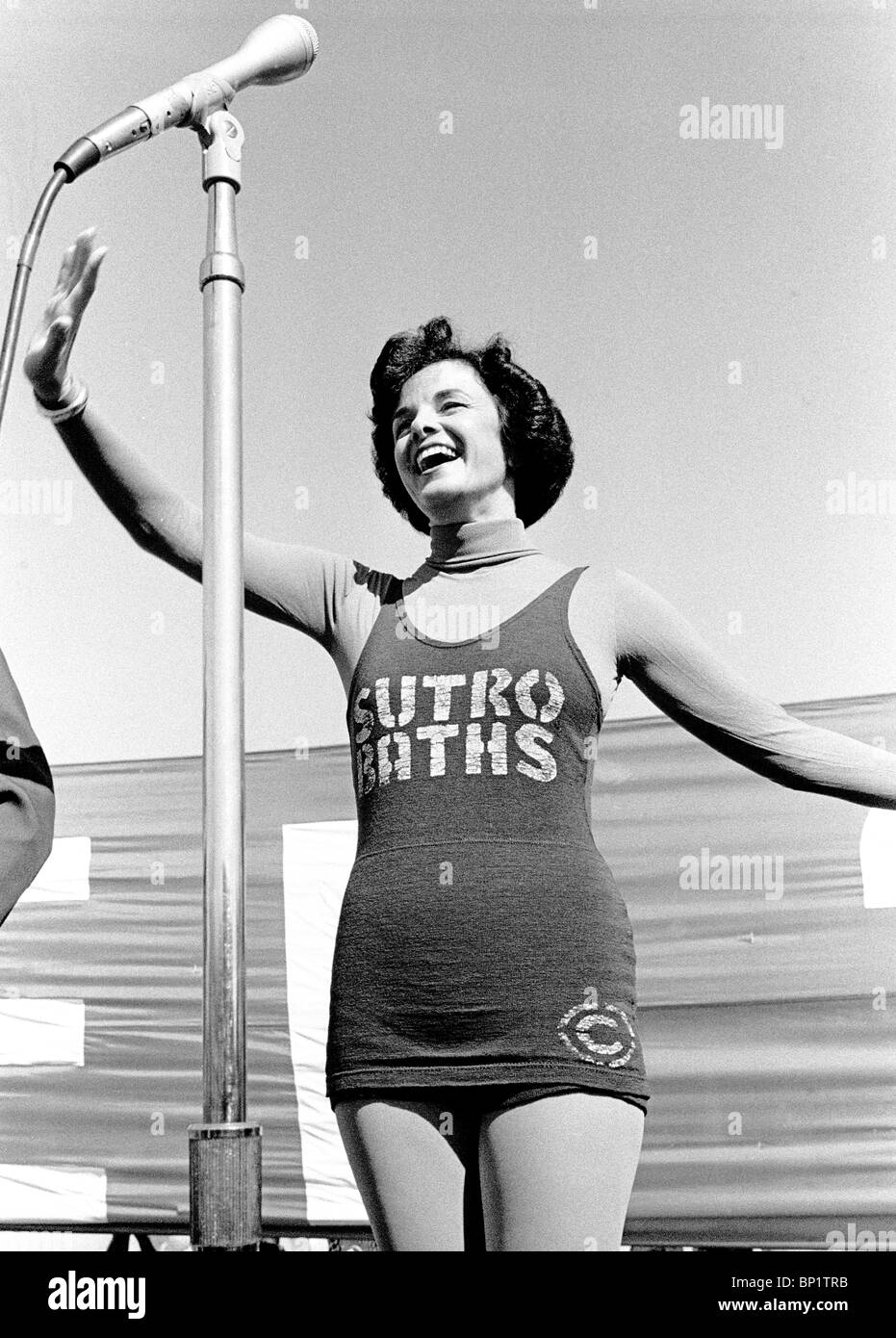 Dianne Feinstein au Pier 39 à San Francisco d'ouverture. Le 4 octobre 1978 Banque D'Images