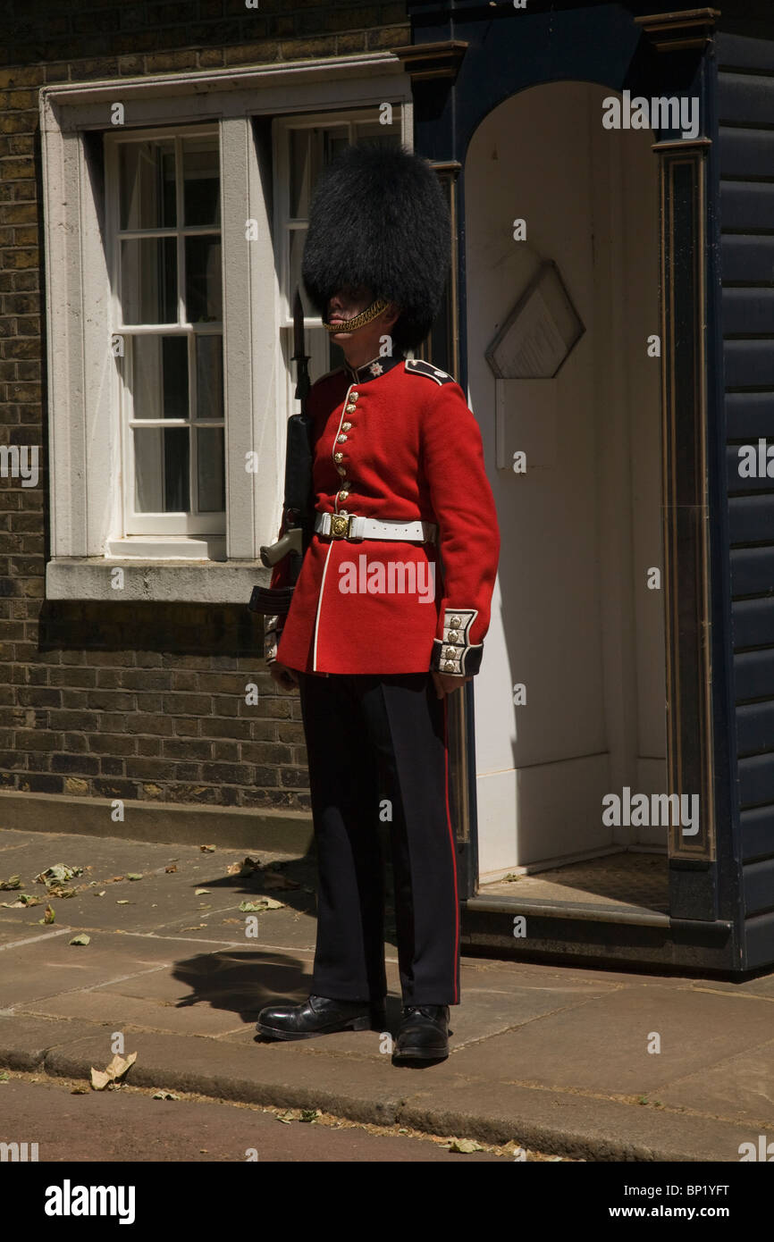 Grenadier Guard Protection de la Clarence House, Banque D'Images