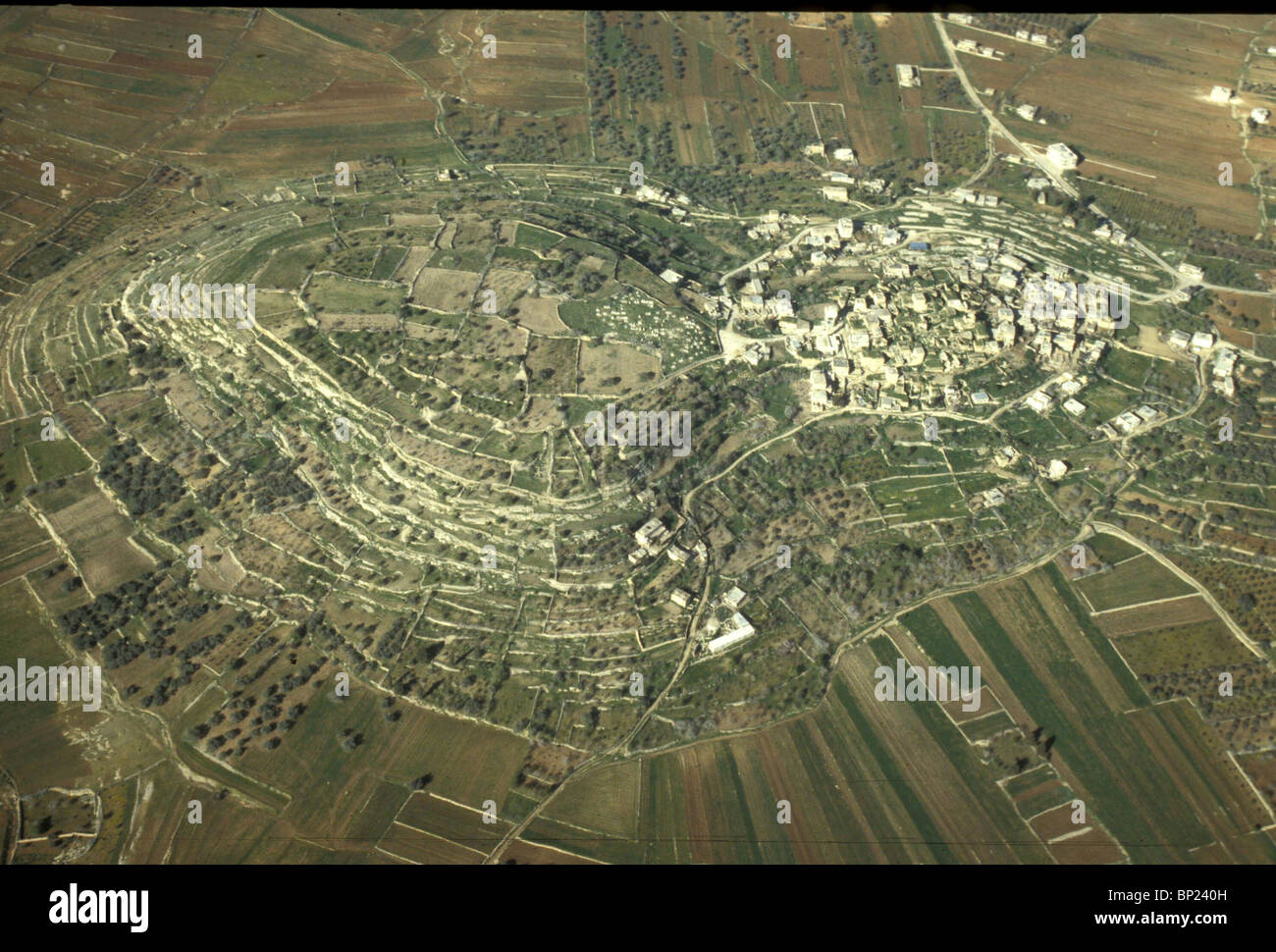 Gabaon - SITE DE L'ANCIENNE CNAANITE VILLE, à 6 km au nord de Jérusalem. L'UN DES HÉVIENS CITYES (Josué 9:17) capturés par JOSHUA Banque D'Images