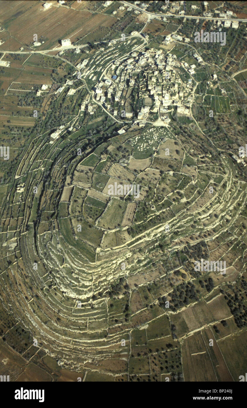 Gabaon - SITE DE L'ANCIENNE CNAANITE VILLE, à 6 km au nord de Jérusalem. L'UN DES HÉVIENS CITYES (Josué 9:17) capturés par JOSHUA Banque D'Images