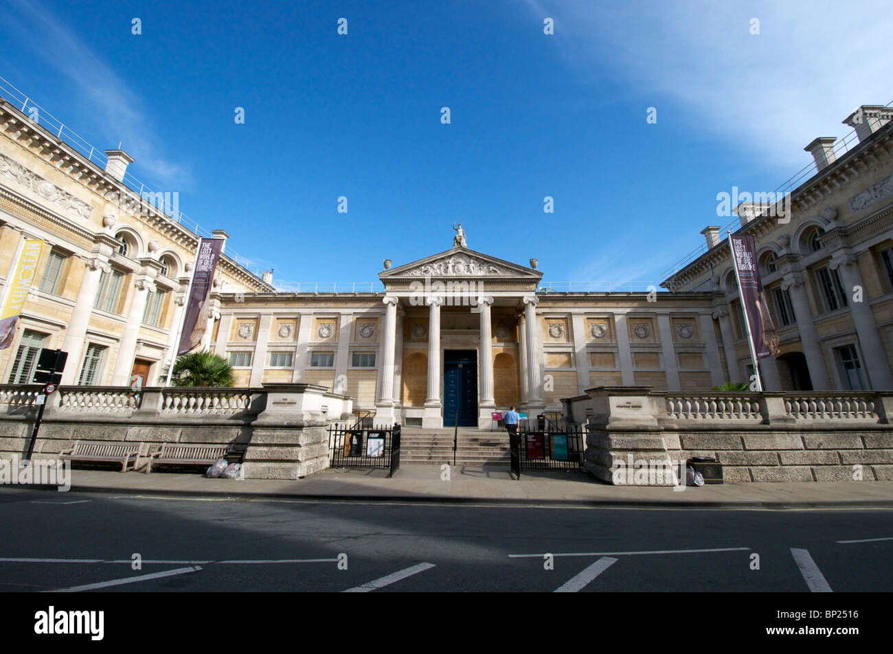 Oxford, Angleterre - l'Ashmolean Museum dans le centre d'Oxford Banque D'Images
