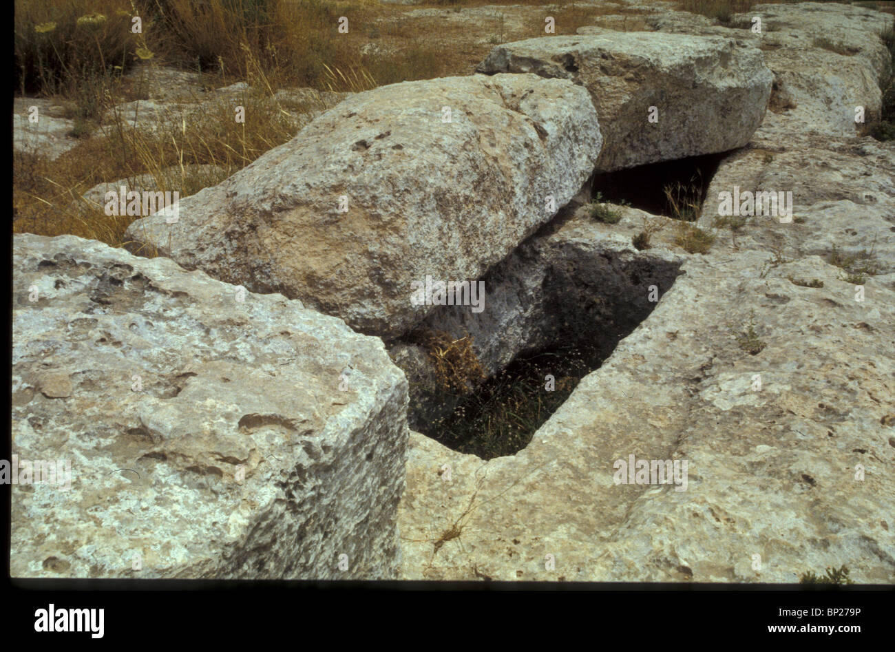 1565. Le SITE TRADITIONNEL DE LA TOMS DES MACABEES À MODIIN, LE JUDEAN HILLCOUNTRY Banque D'Images