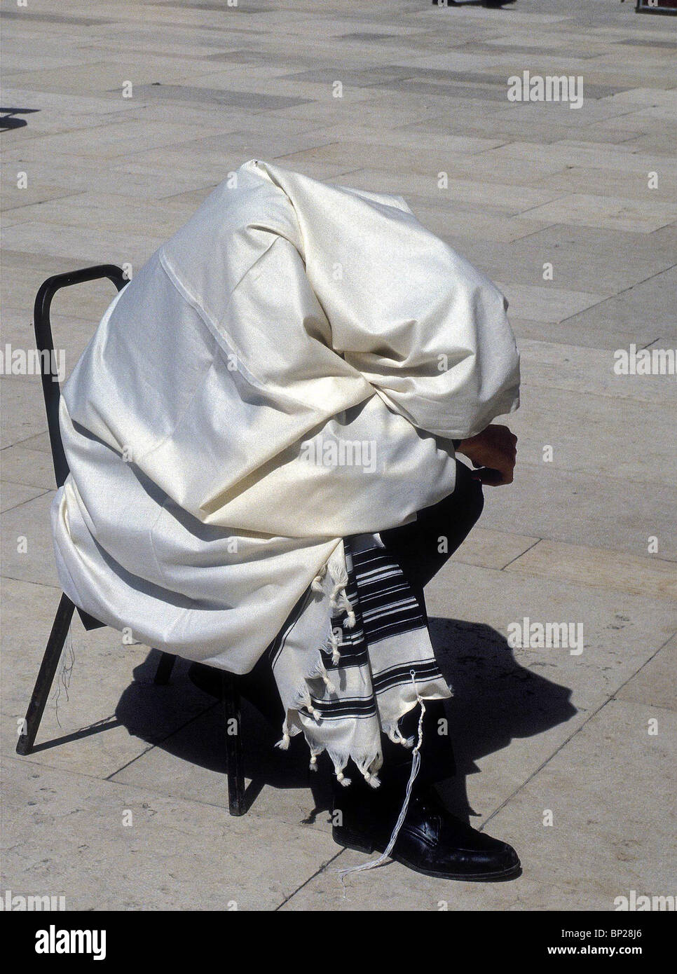 2189. Prière solennelle au Mur occidental, le Jour des Expiations Banque D'Images