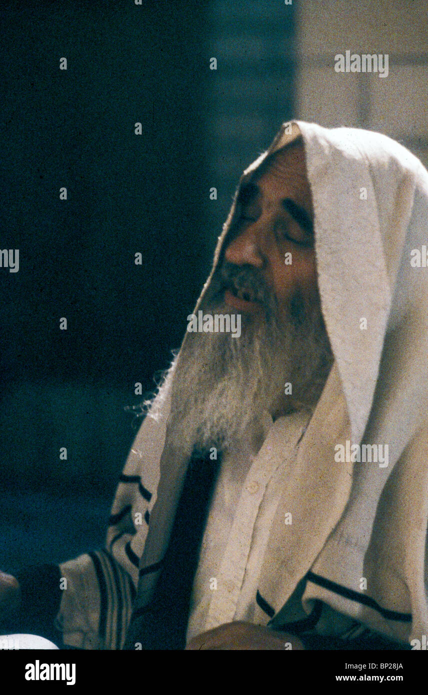 2189. Prière solennelle au Mur occidental, le Jour des Expiations Banque D'Images