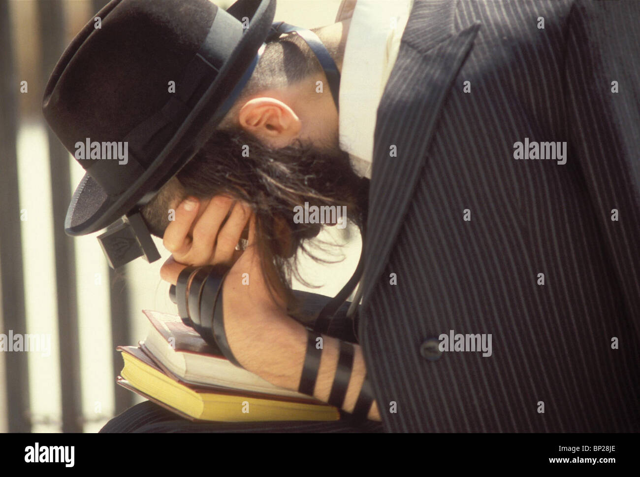 2189. Prière solennelle au Mur occidental, le Jour des Expiations Banque D'Images