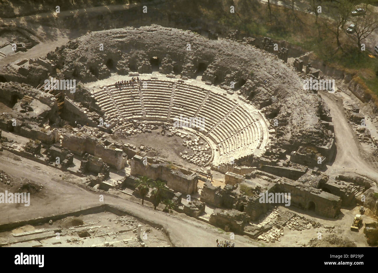 3096. BETH SHEAN - le théâtre romain avec capacité pour 7000 spectateurs Banque D'Images