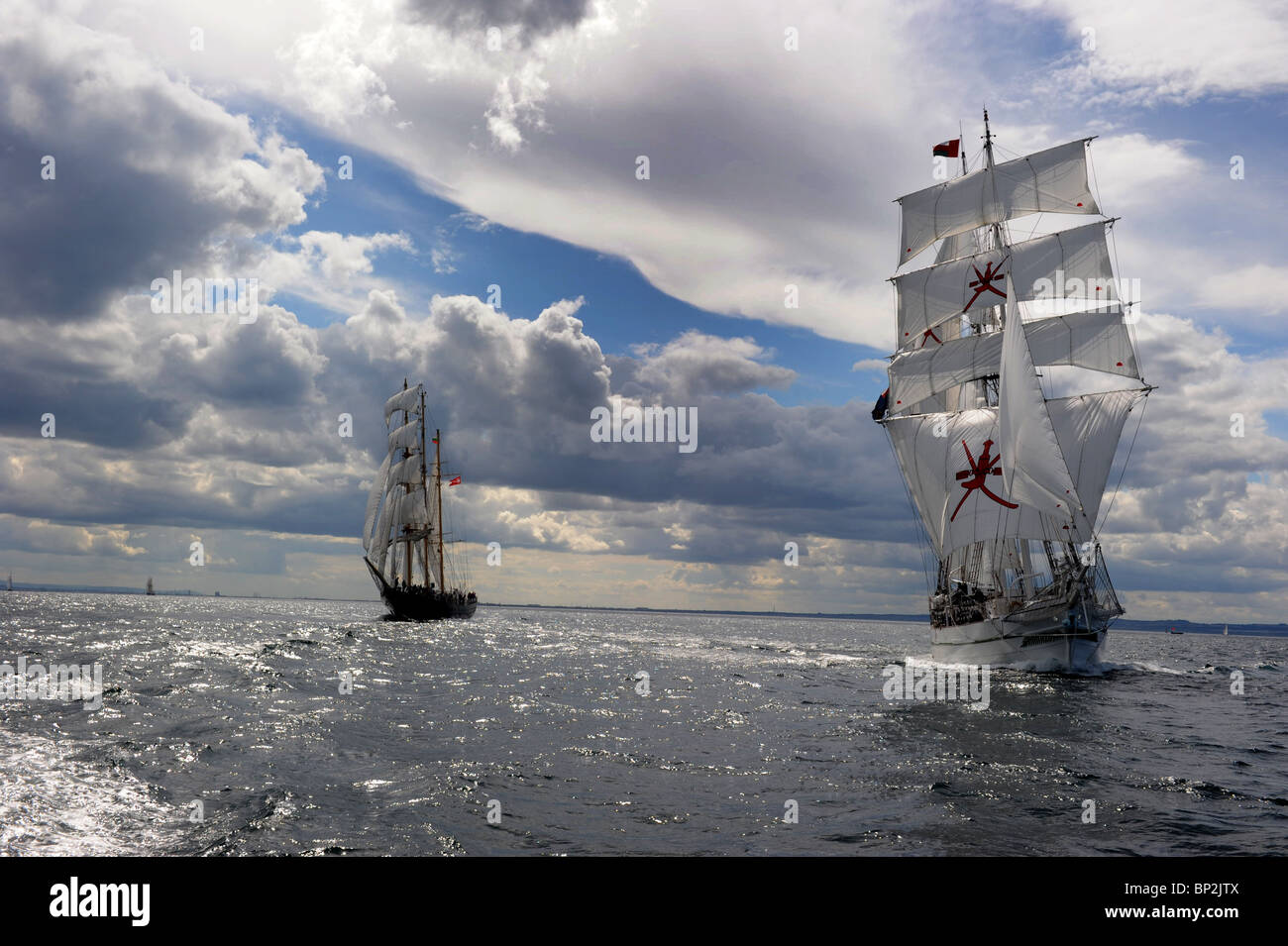 La course est lancée Banque D'Images