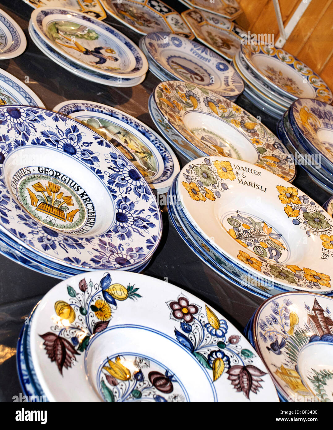 Vaisselle traditionnelle,Budapest,Hongrie Banque D'Images