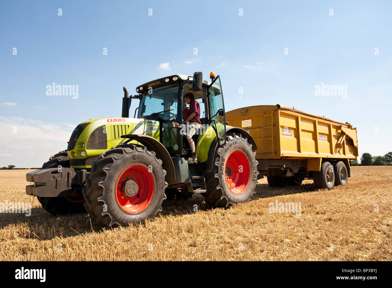 Herpa MiniKit CLAAS Arion 540 Avec Remorque Basculante – Échelle 1/87 – Modèle à Assembler Multicolore