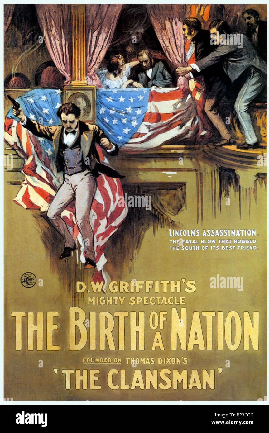 Affiche de FILM LA NAISSANCE D'UNE NATION (1915) Banque D'Images