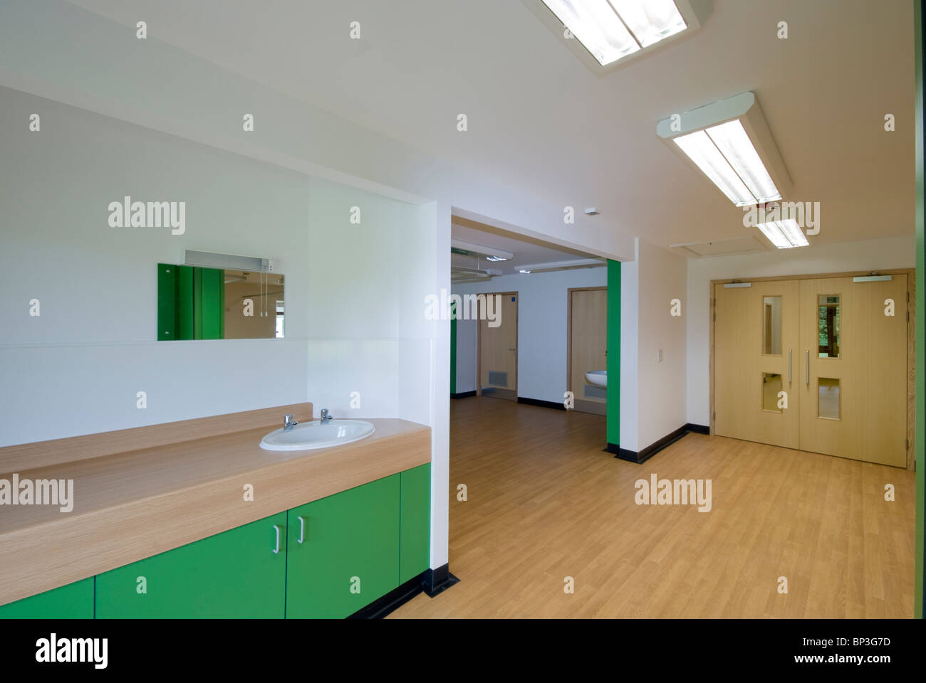 New Forest Centre de naissance, l'hôpital Ashhurst ward vide Banque D'Images