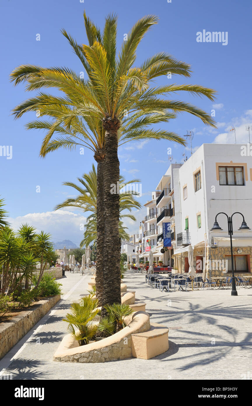 Vue sur mer Moraira Banque D'Images