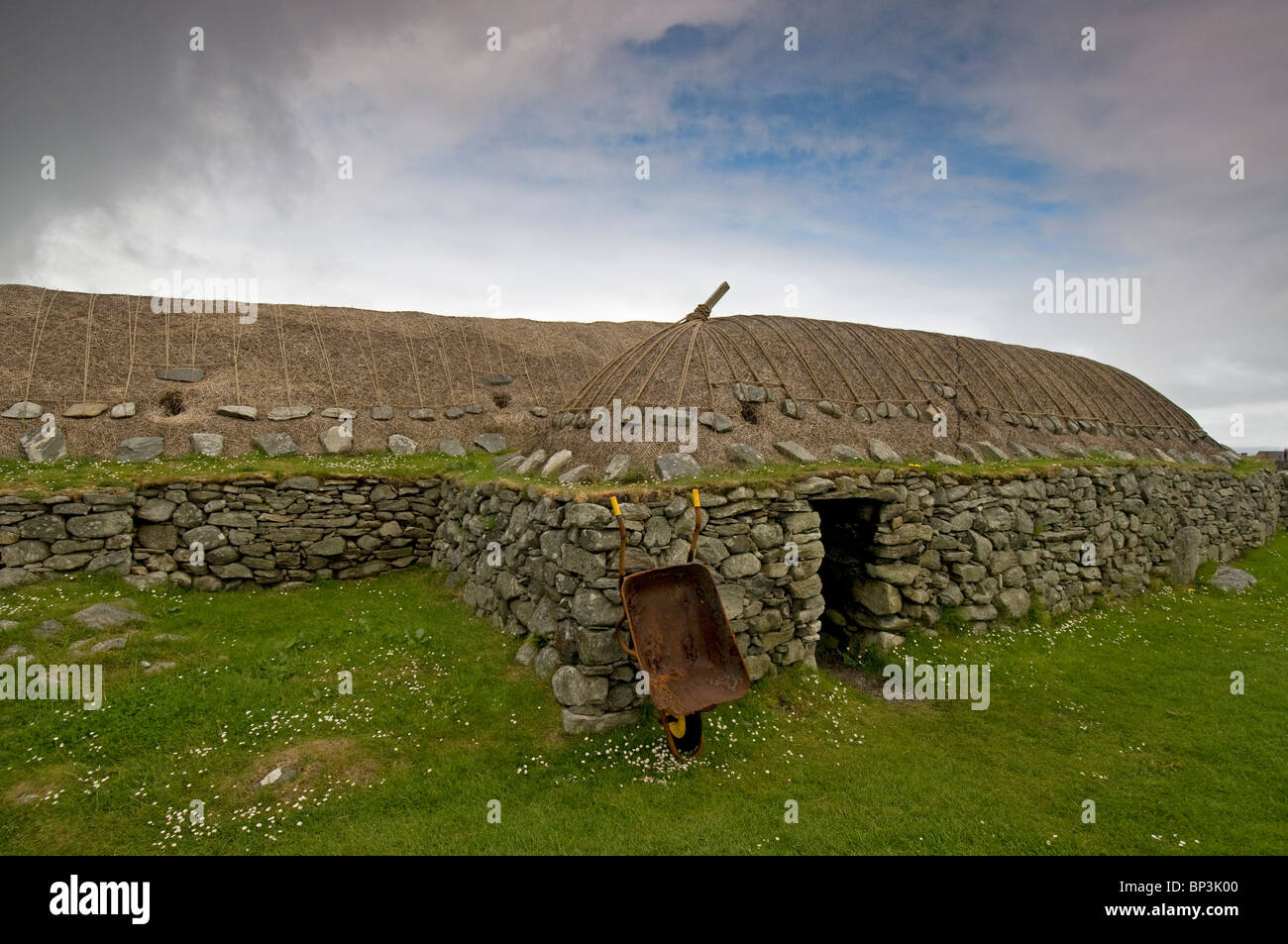 L'Arnol Black House Isle Of Lewis, Western Isles, Hébrides extérieures, en Écosse. 6258 SCO Banque D'Images