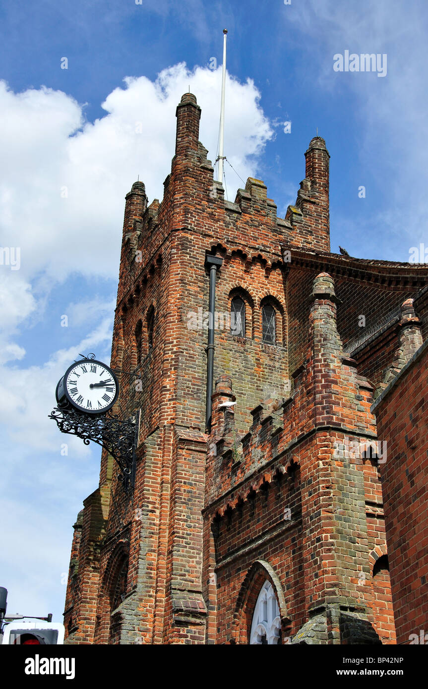 L'église Sainte Marie Madeleine, High Street, Senlis, Essex, Angleterre, Royaume-Uni Banque D'Images