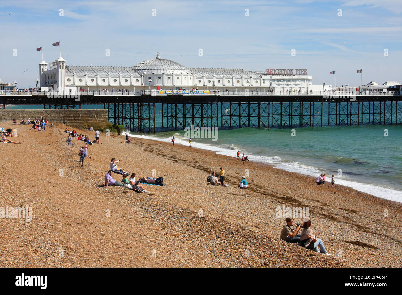 La jetée de Brighton, Brighton, West Sussex, Angleterre, Royaume-Uni Banque D'Images