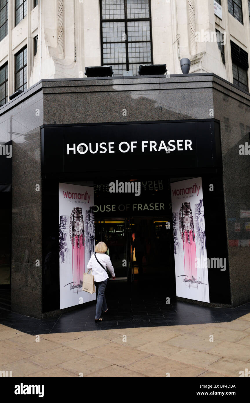 House of Fraser shop store, Oxford Street, London, England, UK Banque D'Images