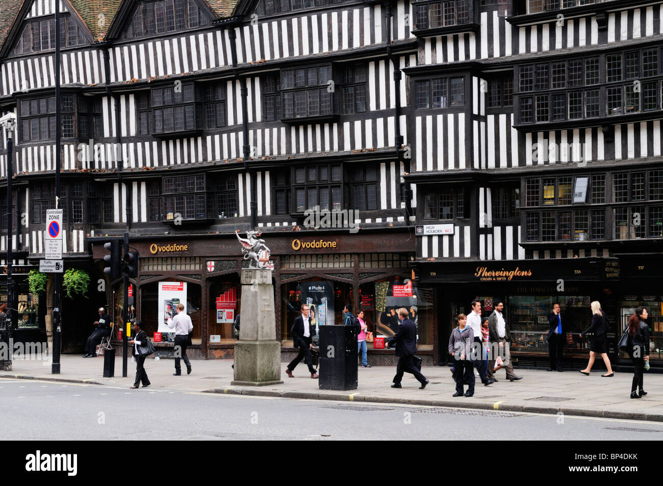 Staple Inn de bâtiments à colombages, High Holborn, London, England, UK Banque D'Images