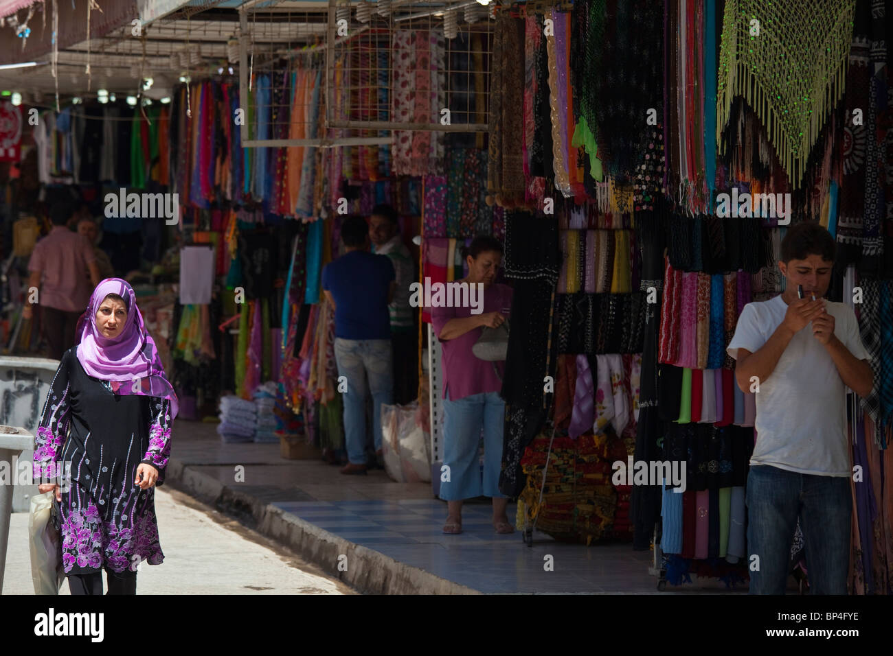 Le Bazar, de Dohouk, Kurdistan, Iraq Banque D'Images