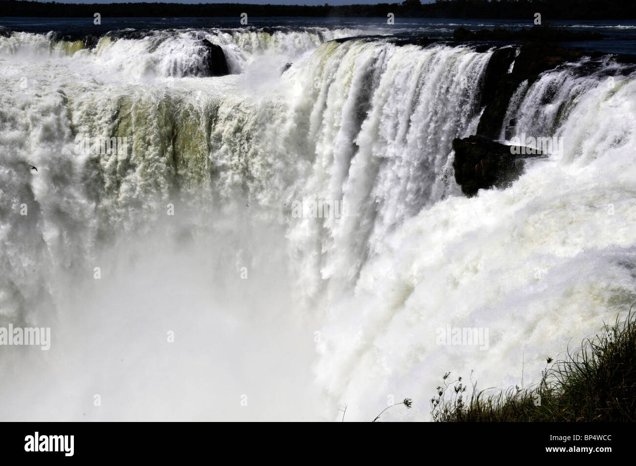 La gorge du diable, ou d'Iguaçu Iguazu Falls National Park, l'Argentine Banque D'Images