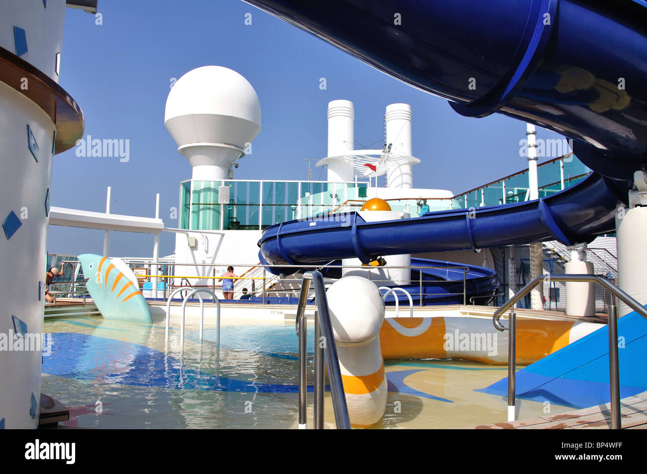 Piscine pour enfants, Royal Caribbean Cruises 'Jewel of the Seas", navire de croisière de la mer Baltique, Europe Banque D'Images