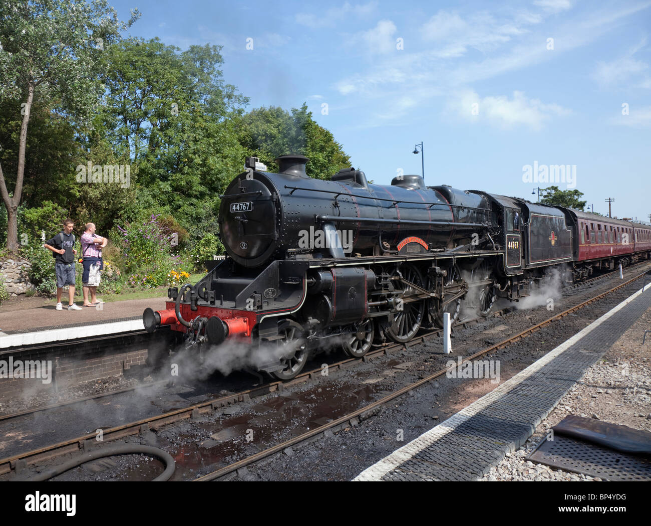 Le chemin de fer à vapeur de Sheringham Banque D'Images