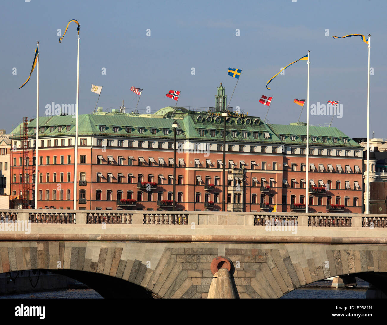 La Suède, Stockholm, Grand Hotel, Banque D'Images