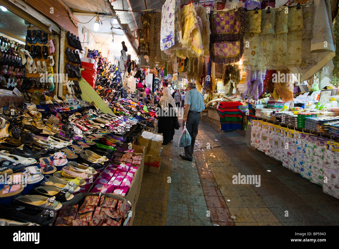 Le Bazar d'Erbil, Irak, Kurdistan Banque D'Images